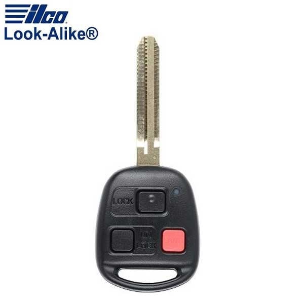 LAL RHK-TOY-3BFJ TOYOTA FJ CRUISER 3 BUTTON REMOTE HEAD KEY (4D67)